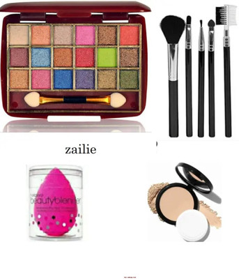 Zailie Makeup Kit Combo new High Full Set With All Products For Girls & Woman jh0--2(Pack of 4)