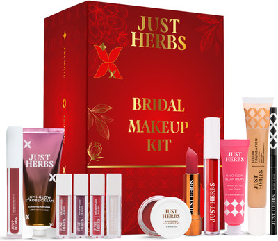 Just Herbs Bridal Makeup Kit Perfect Gifting Combo Set For Rs. 330 @ 70 %