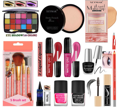 xeymak Fast ForwardV2 Face Makeup Kit and Combo 0f 16 makeup Items ANBR15(Pack of 16)