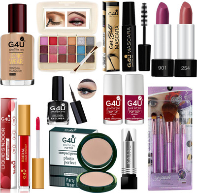 G4U All Women's & Girls essentials in one makeup kit set (Pack of 16)16N23A155(Pack of 16)