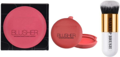 TRENDEE HUDA PROFESSIONAL BLUSHER WITH MAKEUP BRUSH.MINI KIT(Pack of 2)
