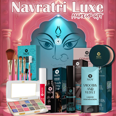 NOY All-In-One Makeup Kit For Women Navratri Special Set With Lipsticks & Eyeshadow(Pack of 11)