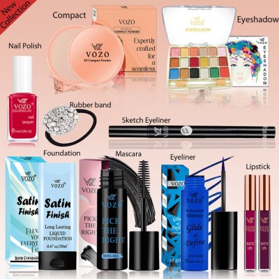 VOZO Makeup Kit Gift the Joy of Beauty with this Blossoming Makeup Collection Set-06(Pack of 10)