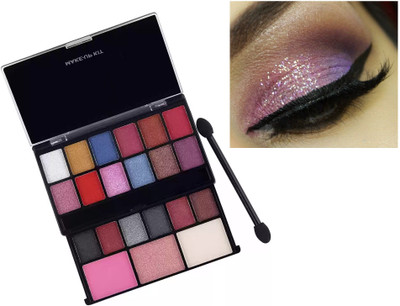 REIMICHI 18 Color Eyeshadow 1 Highlighter and 1 Compact and 1 Blush Makeup Palette