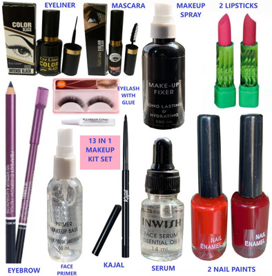 INWISH 13 set NEVER BEEORE LIKE THIS makeup kit set combo(Pack of 13)