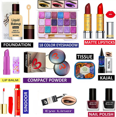 Syzol Superior Tranding Makeup Kit of 12 Items KH99(Pack of 12)