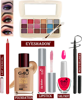 G4U Glow & Go: Travel-Friendly Makeup Kit with 6+ Essentials A10