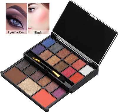 Yuency New 18 eye shadow 1 blusher 1 highlighter 1 contour makeup palette