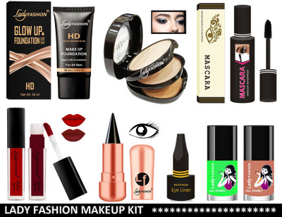 Lady FASHION Brand Offer Nine in One akeup Kit BOMK20
