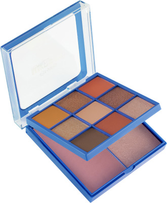 MARS 9 Shade Eyeshadow With Highlighter and Bronzer 16 g(Shade-01)