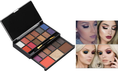SEUNG Makeup Palette 18 Eyeshadow + 1 Blusher + 1Highlighter + 1Contour