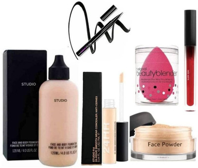 toroka makeup kit combo waterproof and matte finish makeup product(Pack of 5)