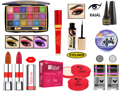 ForSure New Makeup Kit of 10 Items KB60A57(Pack of 4)