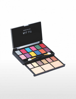 tanvi27 Shimmer 18 Eyeshadow, 3 Compact Power and 3 Shades Make up