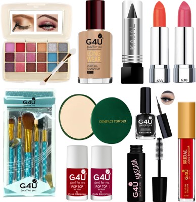 G4U Bridal Makeup kit for Women 30S23A5(Pack of 16)