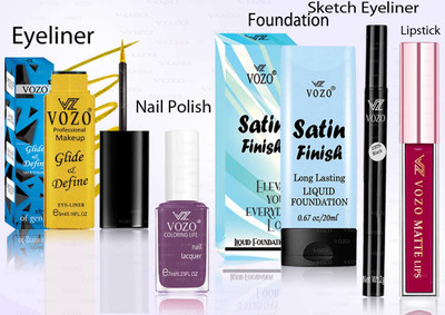 VOZO Professional Cosmetic Kit with Ultra-Pigmented Set-237(Pack of 5)