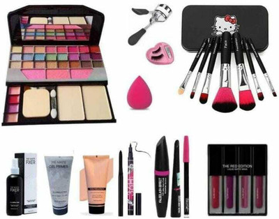 Dyegim TYA 6155 Makeup Kit With 7 Pcs Makeup Brush and Combo Pack Of 23(Pack of 23)