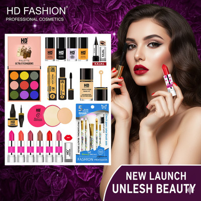 HD Fashion 21 Pcs ULTIMATE BEAUTY PRO KIT- All Occasion Makeup Kit Full Set Combo hd03(Pack of 21)