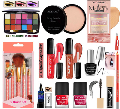xeymak Fast ForwardV2 Face Makeup Kit and Combo 0f 16 makeup Items ANBR18(Pack of 16)
