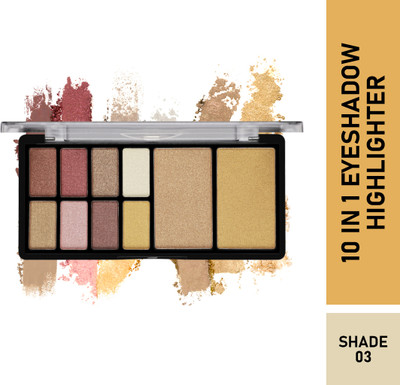 Half N Half 10 in 1 Eyeshadow Highlighter MK-18-03