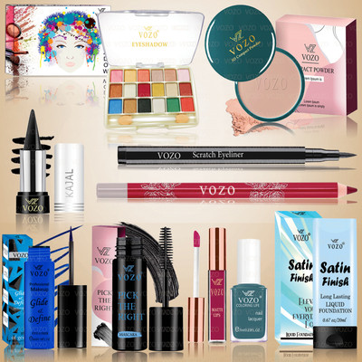 VOZO Glamour Makeup Kit with 10 Shades and Tools for Professional Use Set-26
