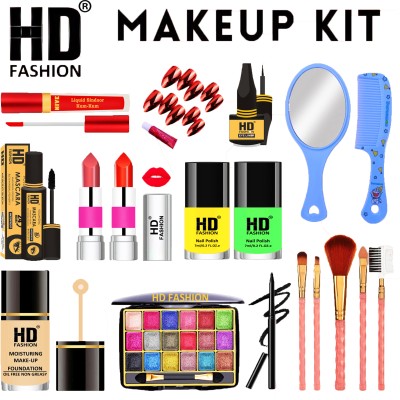 HD Fashion Full Makeup Kit Set For Modern Women All in One Waterproof Makeup Kit AIO46(Pack of 28)