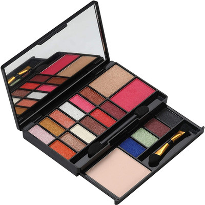 THTC 16 EYE SHADOW 1 HIGHLIGHTER 1 BLUSHER 1 COMPACT MULTI USE MAKEUP KIT