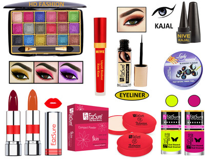 ForSure New Makeup Kit of 10 Items KB60A154(Pack of 4)