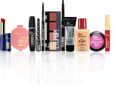 BLUE HEAVEN Bridal Makeup kit for women(Pack of 11)