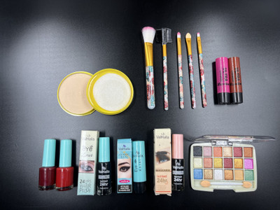 Valhalla daily use face makeup kit combo | eye makeup kit full set(Pack of 9)