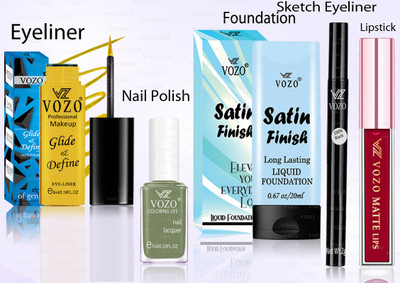VOZO Professional Cosmetic Kit with Ultra-Pigmented Set-361(Pack of 5)