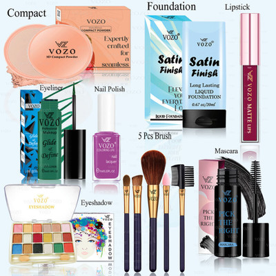 VOZO Premium Makeup Kit with Full-Face Essentials – High-Quality Combo-292(Pack of 12)