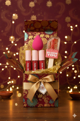 BLOOM YOU Rose Kiss Lip Set(Pack of 3)
