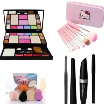 Just Tya Makeup Brushes Kelli Makeup Sponges EyeLiner & Kajal & Mascara & Eye Brow Pencil