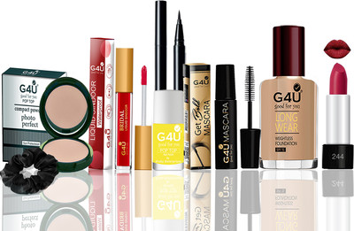 G4U All In One Makeup Kit For Beginners A16(Pack of 8)