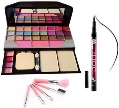 Ashav Huda Beauty 6155 Make Up kit & 5 Pc High Quality Make Up Kit & 36 Hour Eyeliner(Pack of 7)