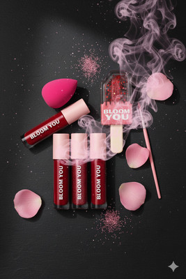 BLOOM YOU Pout Party Lip Kit(Pack of 3)