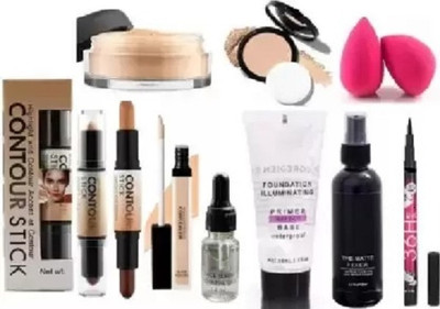 huge leaf FACE MAKEUP COMBO (10 Items in the set)(Pack of 10)