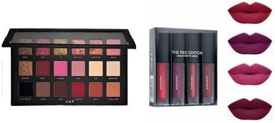 Zailie Rose Gold Remastered Eyeshadow With 4 in 1 Matte Liquid Red edition lipstick
