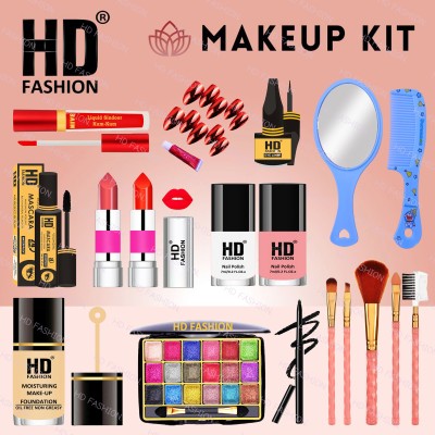 HD Fashion 28 In One Ultimate Beauty Waterproof Makeup Kit for Women ULMK20(Pack of 28)