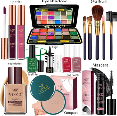 VOZO Makeup Kit Sets One-stop Beauty Package for Beginners and Professionals KT-271(Pack of 15)