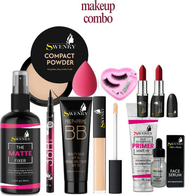 swenky waterproof makeup combo for women & girls 11item in package