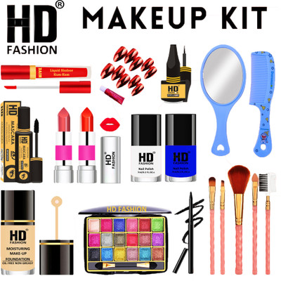 HD Fashion Full Makeup Kit Set For Modern Women All in One Waterproof Makeup Kit AIO17(Pack of 28)