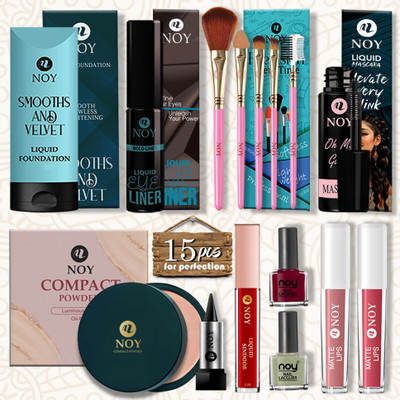 NOY Womens Makeup Gift Box Stunning Gift Set For Makeup Lovers Perfect Combo Set(Pack of 15)
