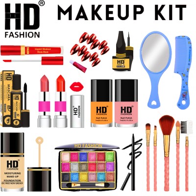 HD Fashion Full Makeup Kit Set For Modern Women All in One Waterproof Makeup Kit AIO44(Pack of 28)