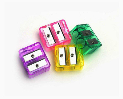 Trendy Dual Barrel Makeup Pencil Sharpener
