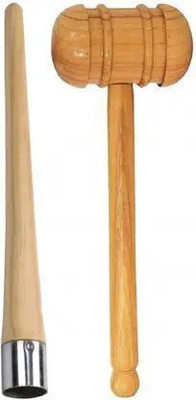 Fitdex Cricket Bat Grip Cone With Bat Knocking Hammer Wooden Bat Mallet Wooden Bat Mallet
