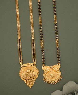 TheSanga bestseller Combo of 2 Traditional Brass Mangalsutra