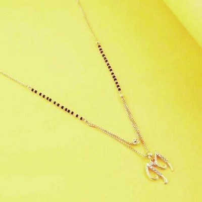 PEHNAZ Alloy Gold-plated Gold, Black Jewellery Set(Pack of 1)