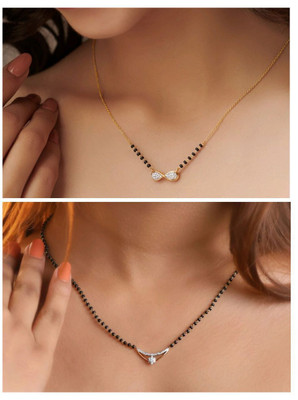 amariya Elegant & Trendy Mangalsutra Comb0-E243 Brass Mangalsutra